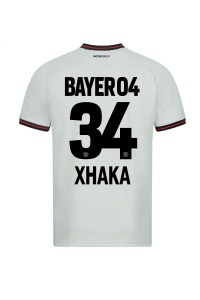 Fotbalové Dres Bayer Leverkusen Granit Xhaka #34 Venkovní Oblečení 2023-24 Krátký Rukáv